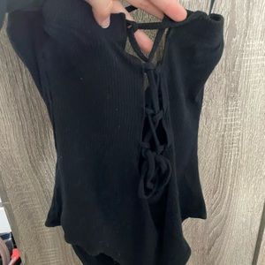 black american eagle bodysuit